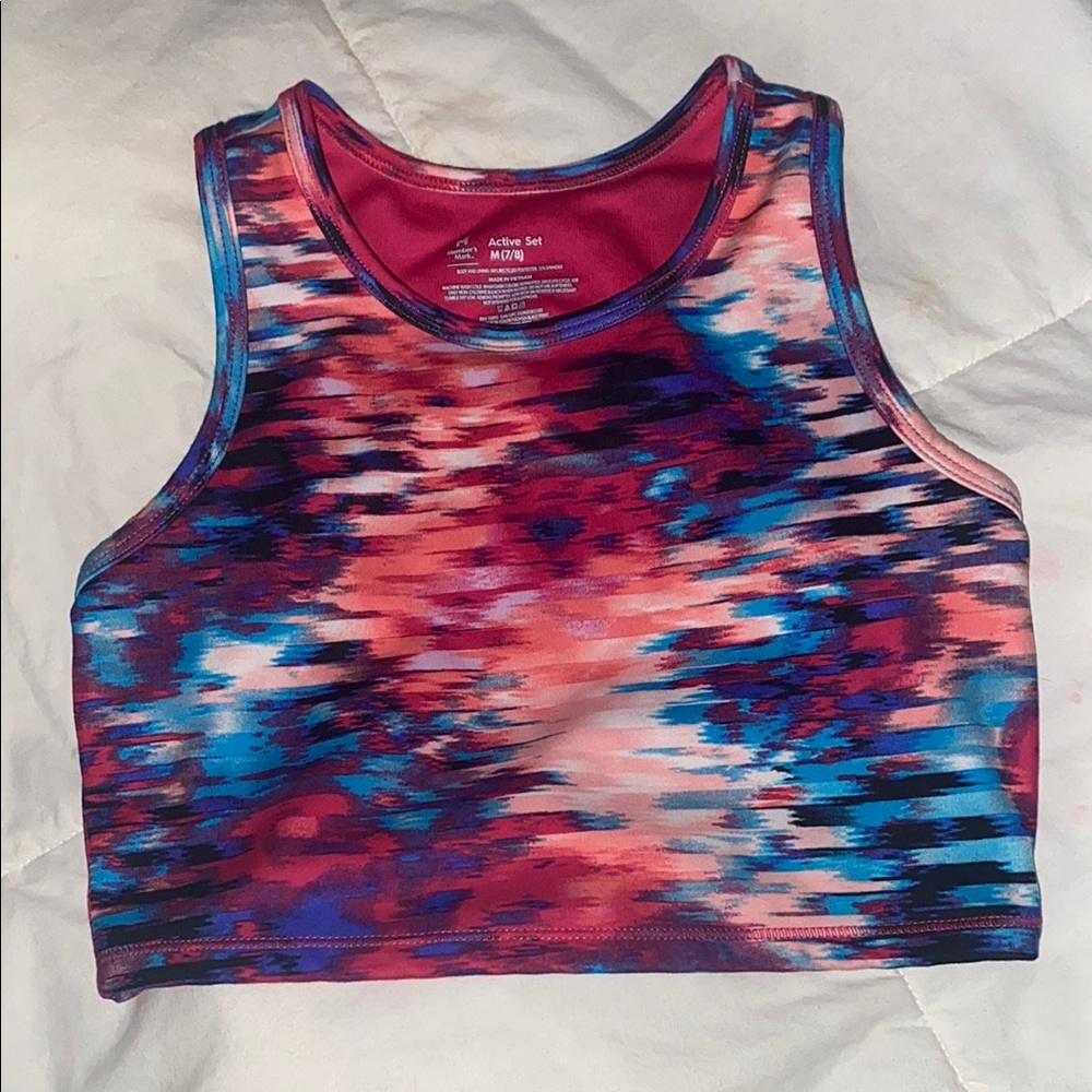 Active USA Colorful Sports Bra